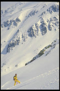060003 Enjoying The Snow Conditions, Backside Andermatt A4 Photo Print