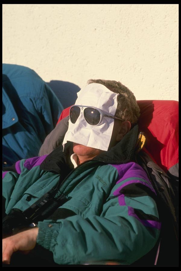 060004 Protection Against High Altitude Sun A4 Photo Print