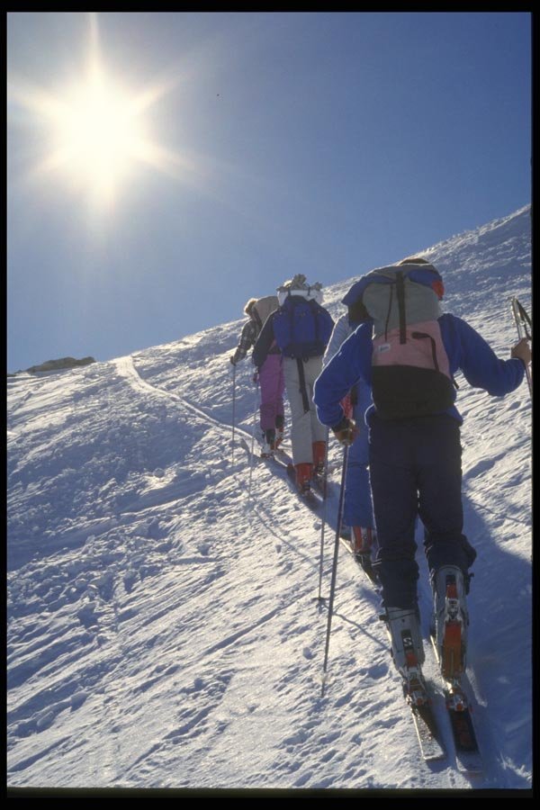060006 Outward Bound Ski Trekking A4 Photo Print