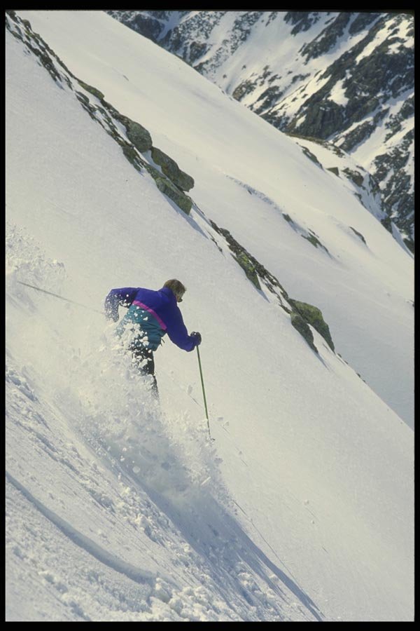 060007 New Tracks, Fresh Snow A4 Photo Print