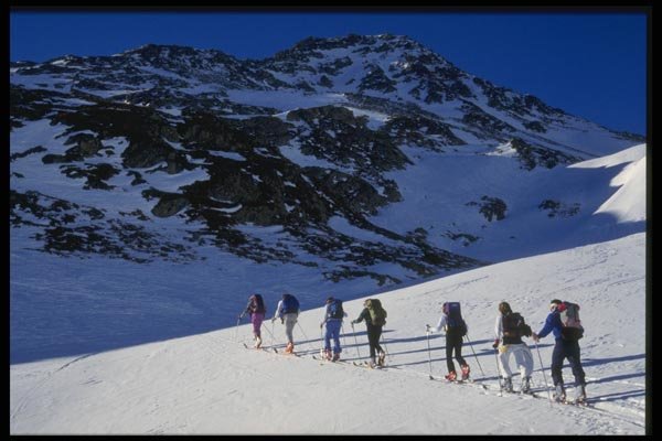 060013 On The Way Up, Graubunder Ski Route A4 Photo Print