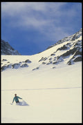 060015 Telemarking Fresh Snow, Andermatt A4 Photo Print
