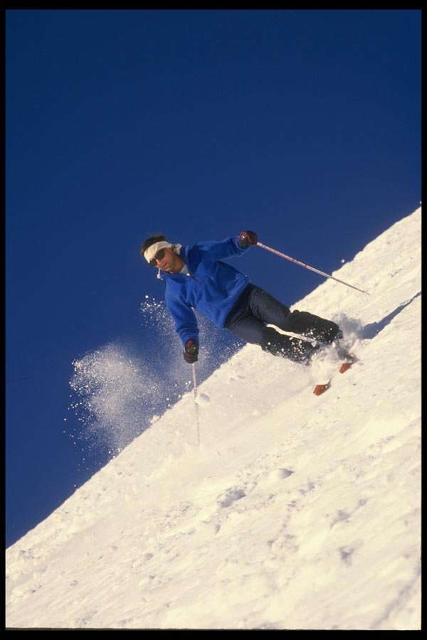 060016 Corn Snow, Blue Sky, Great Day A4 Photo Print