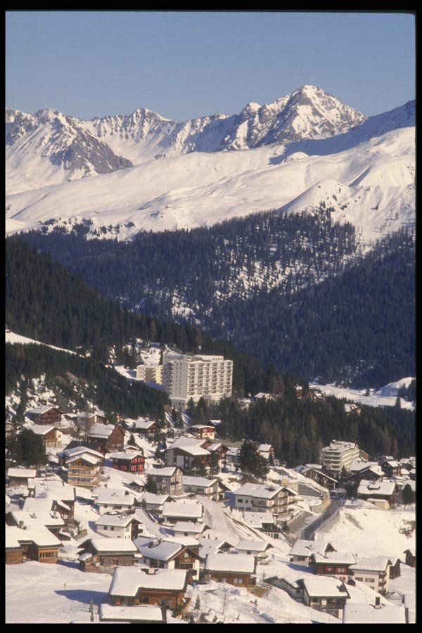 060017 Village View Of Arosa A4 Photo Print
