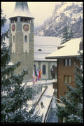 060026 Morning Stroll In Zermatt A4 Photo Print