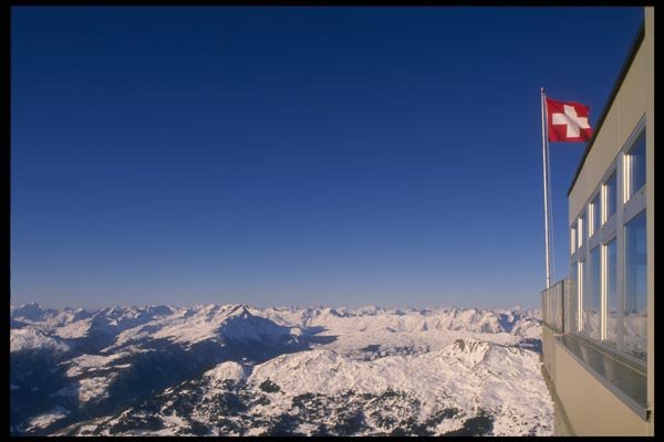 060033 Atop Andermatt Gemsstock Mt., 2963 Meters A4 Photo Print