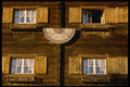 060036 Swiss Sun Dial On Chalet A4 Photo Print
