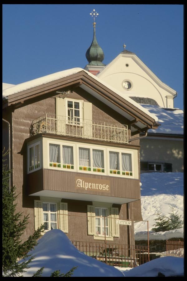 060037 Alpenrose Bed And Breakfast Chalet, Andermatt A4 Photo Print