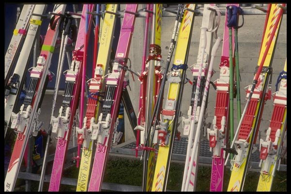 060052 Ski Hardware For Off Piste Skiing A4 Photo Print