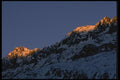 060055 Morning Sunrise Reflecting Off The Mountains A4 Photo Print