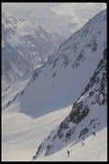060072 Skiing The Giraffe Run, Backside Andermatt A4 Photo Print