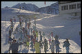 060085 Skiers From Train At Operalppass A4 Photo Print