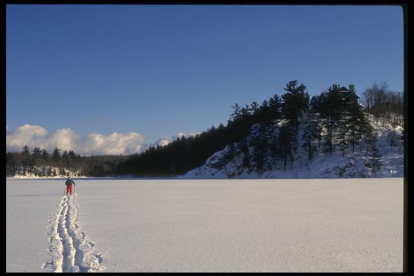 061016 Fresh Snow On Meech Lake A4 Photo Print