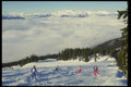 061021 Skiing Above The Clouds A4 Photo Print