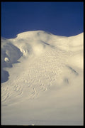 061046 Skiing Fresh Powder Caribou Mountains A4 Photo Print