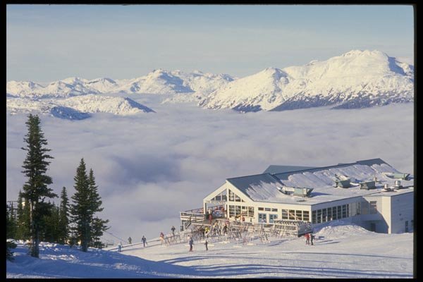 061058 Mid station Rendezvous Lodge, Blackcomb Mountain, British Columbia A4 Photo Print