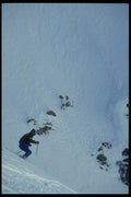061066 Skiing The Steeps A4 Photo Print