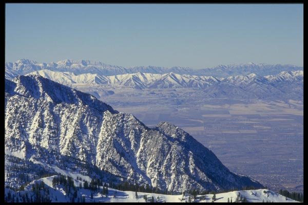 061069 Wasatch Mountain Range, Utah A4 Photo Print