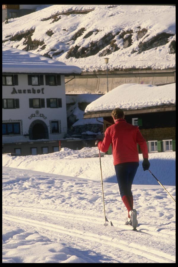 061078 Afternoon Skiing In Andermatt A4 Photo Print