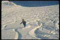 061084 Smiling In The Powder Tracks A4 Photo Print