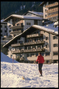 061086 Touring Among The Chalet Backdrops A4 Photo Print