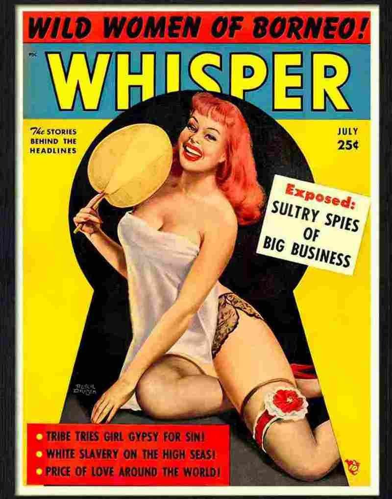 062 whisper glamour magazine cover 2 Advert A4 Photo Print