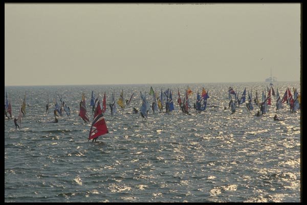 062001 Big Lake Sailing A4 Photo Print