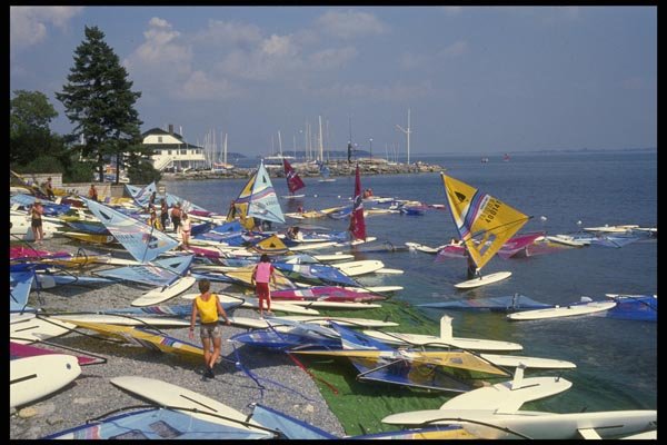 062004 Windsurfing Regatta, Lake Ontario A4 Photo Print