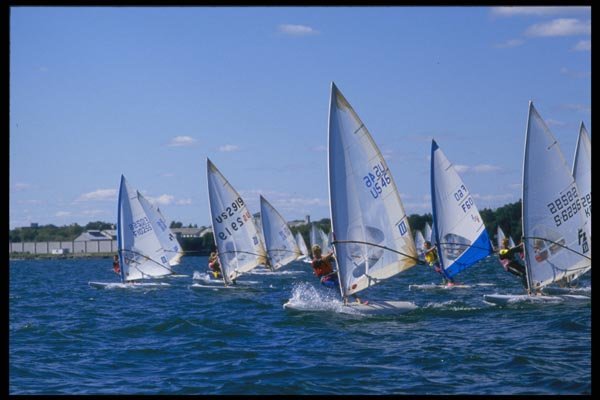 062020 Leading The Pack In Triangle Racing A4 Photo Print
