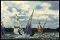 062030 Triangle Racing On The Lake A4 Photo Print