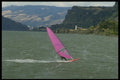 062054 Sailing Cross River At The Gorge, Oregon A4 Photo Print