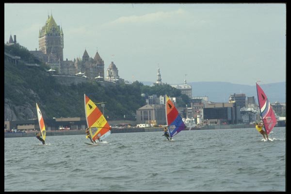 062058 Sailing, Quebec City A4 Photo Print
