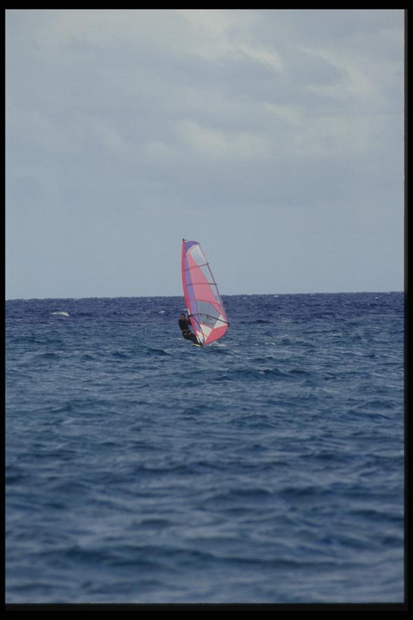 062076 Lone Female Sailer A4 Photo Print