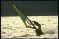 062096 Preparing To Jibe On The River Of Light A4 Photo Print