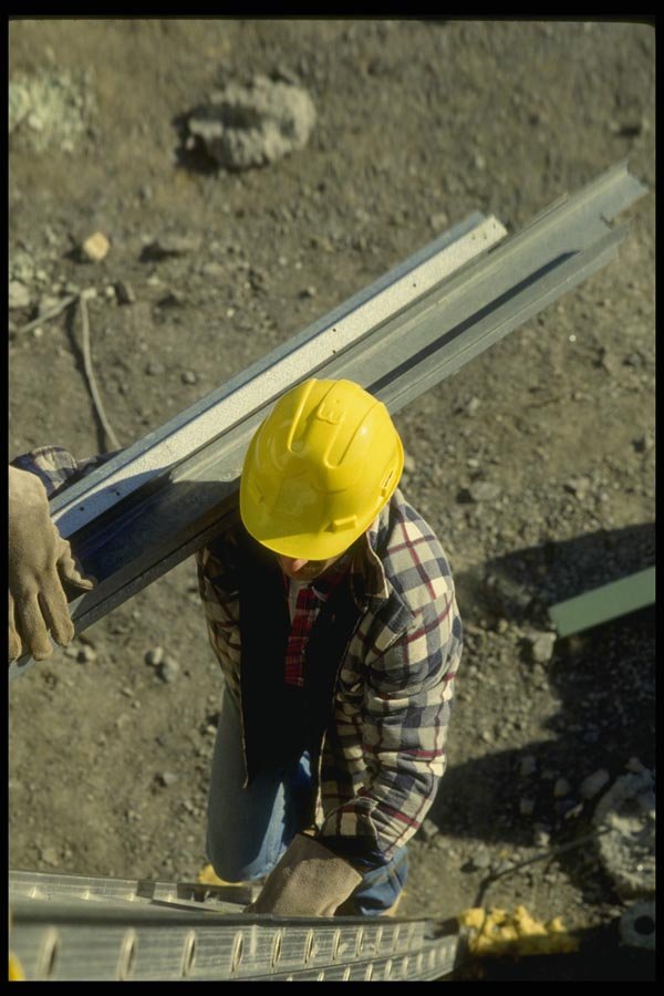 063011 Climbing Ladder With Material A4 Photo Print