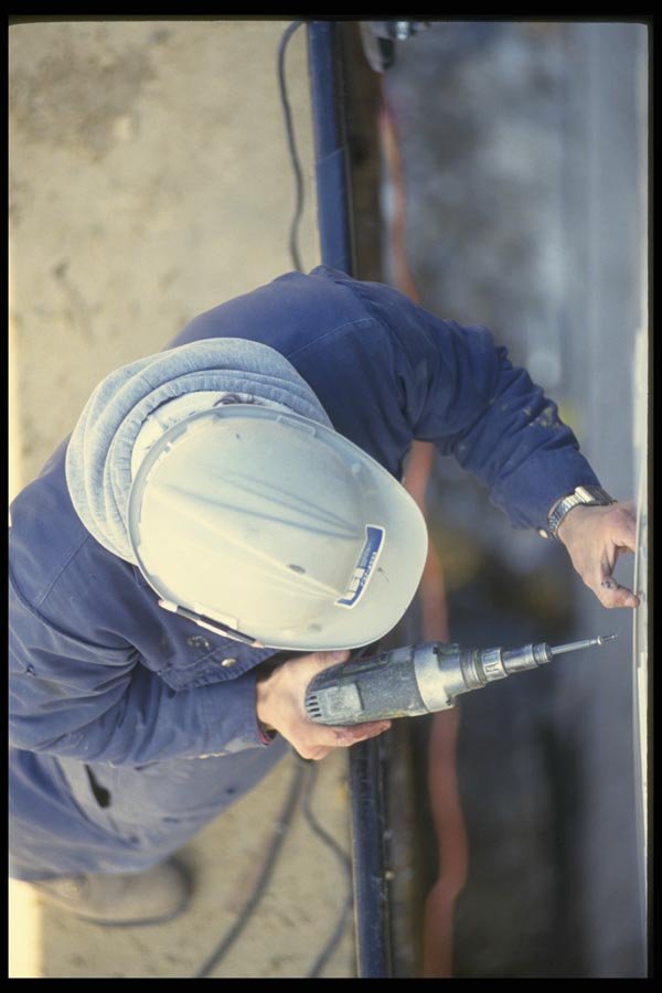 063012 Drilling Screws On Outer Sheathing A4 Photo Print