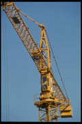 063034 Top Of Crane With Operator A4 Photo Print