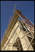 063048 Scaffolding For Brick Corners A4 Photo Print