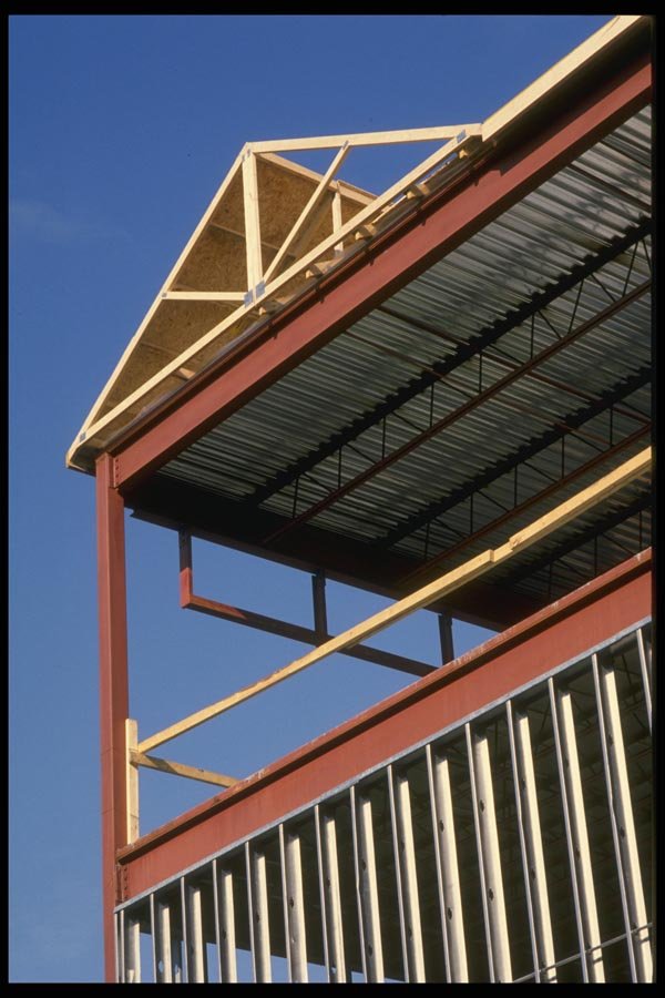 063051 Wood, Steel And Aluminium Construction A4 Photo Print