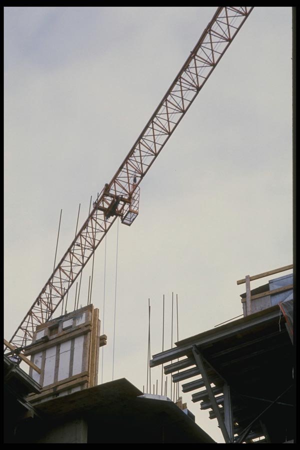 063054 Crane And Floor Framework A4 Photo Print