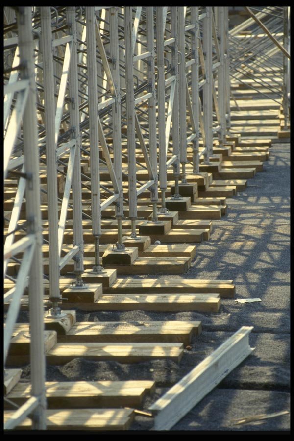 063062 Highway Overpass Construction Supports A4 Photo Print