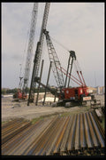 063066 Highway Pipe Drilling Heavy Machinery A4 Photo Print