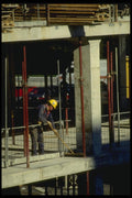 063073 Cleaning Construction Site A4 Photo Print