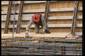 063082 Construction Worker With Form Work A4 Photo Print