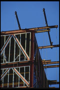 063083 Corner Building, Steel And Aluminium A4 Photo Print