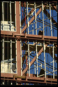 063084 Detail Of Facade Of New Building A4 Photo Print