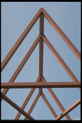 063090 Triangle Steelwork Above Entranceway A4 Photo Print