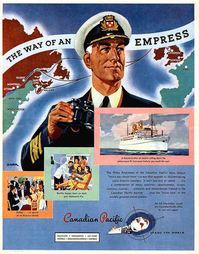 064 Empress 1947 Vintage A4 Photo Print