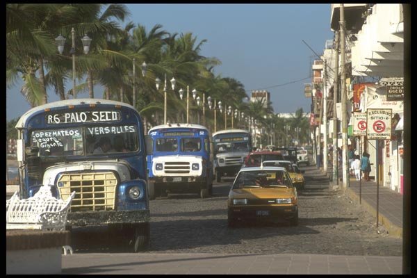 064003 Malecon, Puerto Vallarta A4 Photo Print