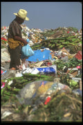 064029 Excess Vegetable Waste, Oaxaca Market A4 Photo Print